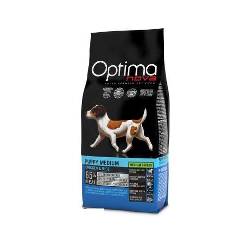 Optima Nova Puppy Medium para Perros - Luna y Copito