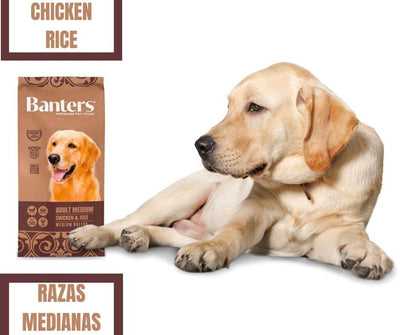 Banters Pienso Adult Medium Chicken and Rice - Luna y Copito