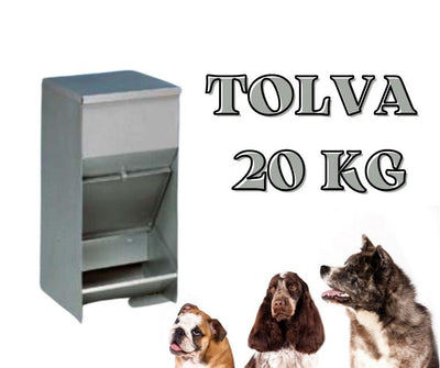 Tolva para Perros 20 kg - Luna y Copito