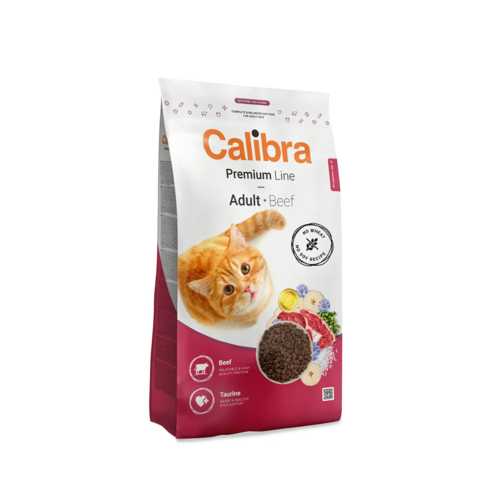 Calibra Cat Premium Line Adult Beef 10kg