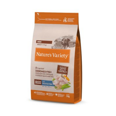 Nature's Variety Healthy Grains Mini Adult Pescado Blanco