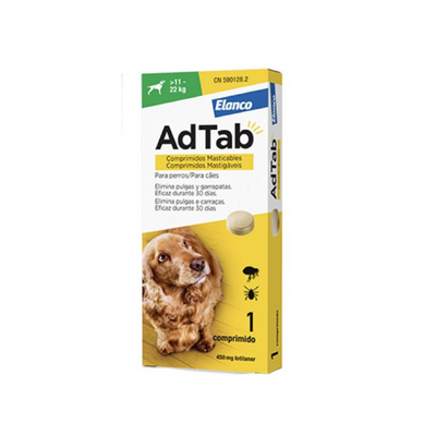 AdTab Antiparasitario Comprimidos Masticables para Perros sin prescripción veterinaria
