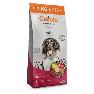 CALIBRA DOG PREMIUM LINE ADULT TERNERA 12+2KG