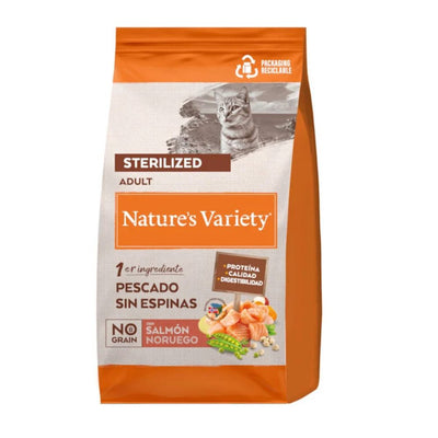 Nature's Variety Selected Salmon Noruego para Gatos Esterilizados