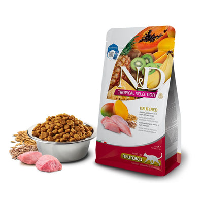 Farmina N&D Cat Tropical Selection Neutered Pollo 4+1 Kg