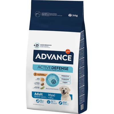 ADVANCE MAXI ADULT POLLO 14 Kg + 4 Kg DE REGALO PARA PERROS GRANDES