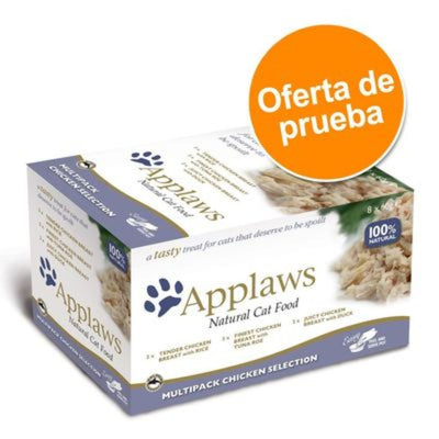 Applaws Cat Tarrina Multipack Seleccion Pollo 8x60g