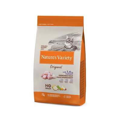 Natures Variety Original Gato Esterilizado Pavo