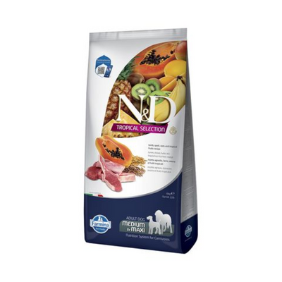 FARMINA ND DOG TROPICAL SELECTION MED MAXI CORDERO 10KG
