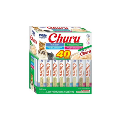 40 Churu Cat Variedades de Atún con Marisco