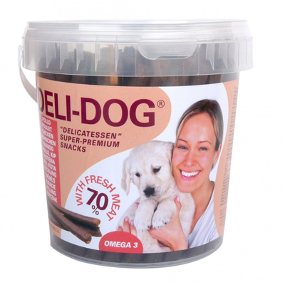 DELI-DOG Snacks para Perros de pollo Fresco 300g