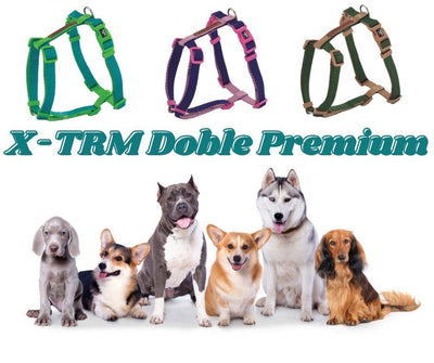 Arnés para Perros medianos y pequeños X-TRM Doble Premium - Luna y Copito