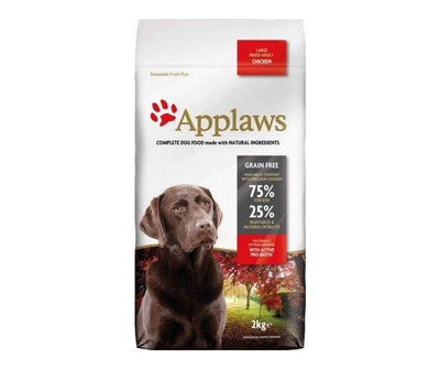 Applaws Dog Dry Pollo y Cordero para Perros de Razas grandes - Luna y Copito