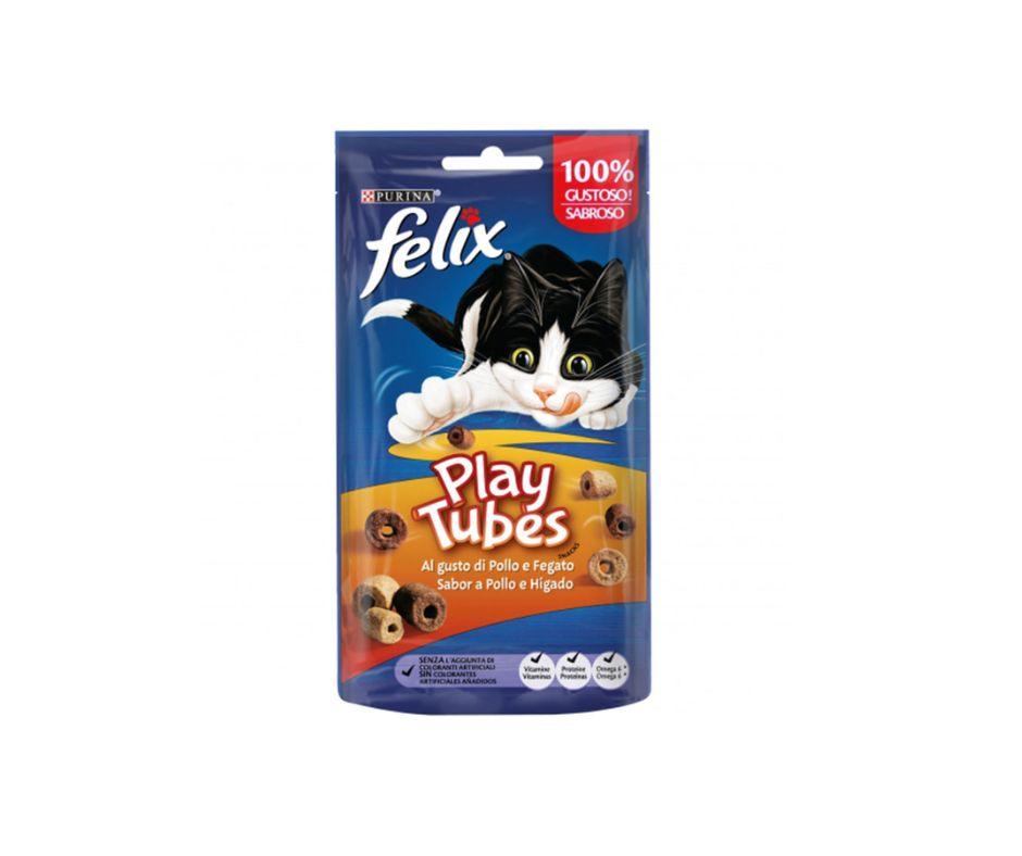 Félix Play Tubes Pollo con Hígado para Gatos - Luna y Copito