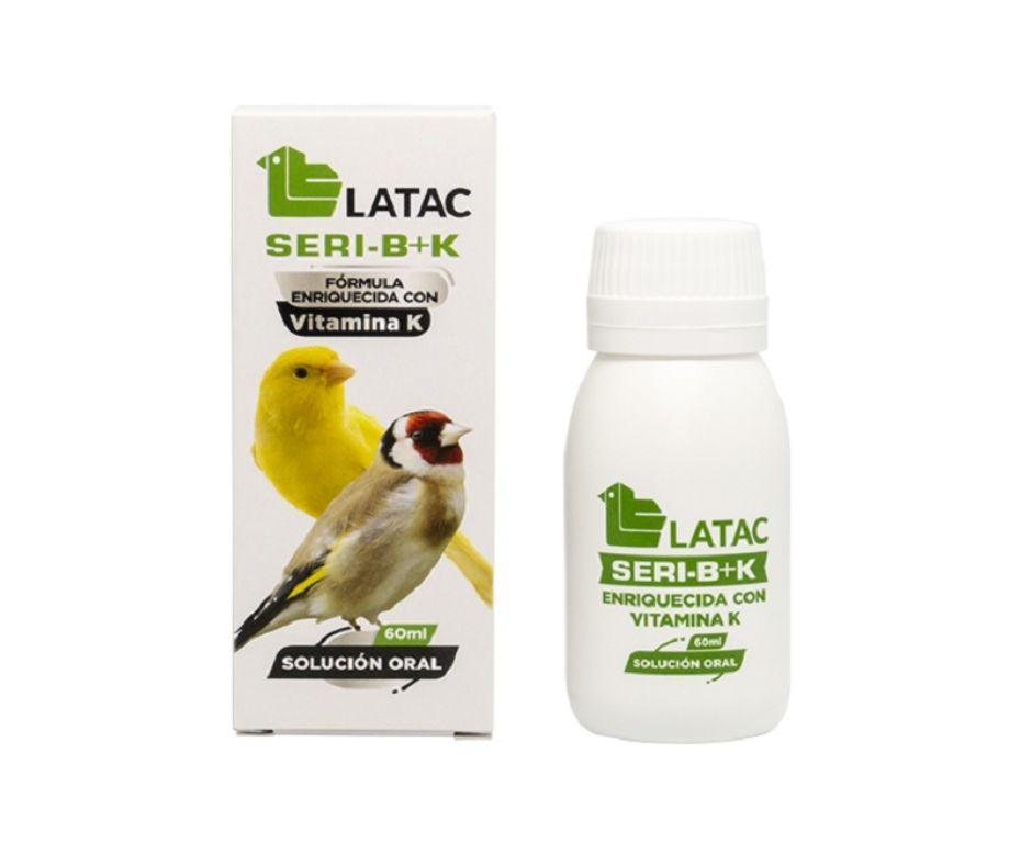 Vitaminas Seri B+K de Latac para Pájaros - Luna y Copito