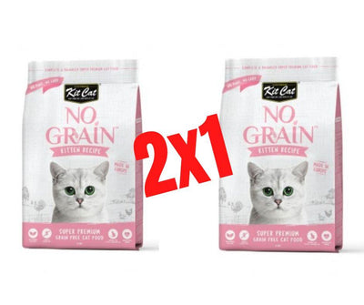 Kit Cat No Grain Kitten Recipe para Gatitos 2x1 COMPRA 1 Y TE ENVIAMOS 2 - Luna y Copito