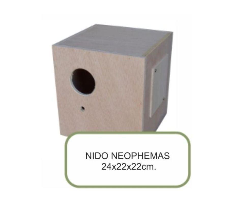 Nido de madera para Neophemas Sonho - Luna y Copito