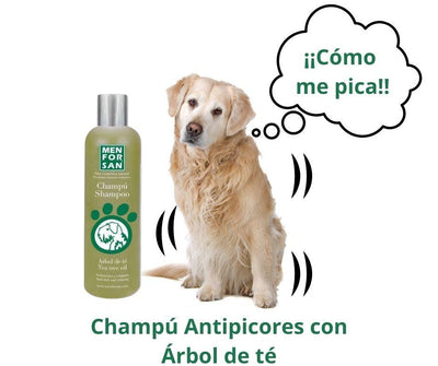 Champú Antipicores para Perros Menforsan - Luna y Copito