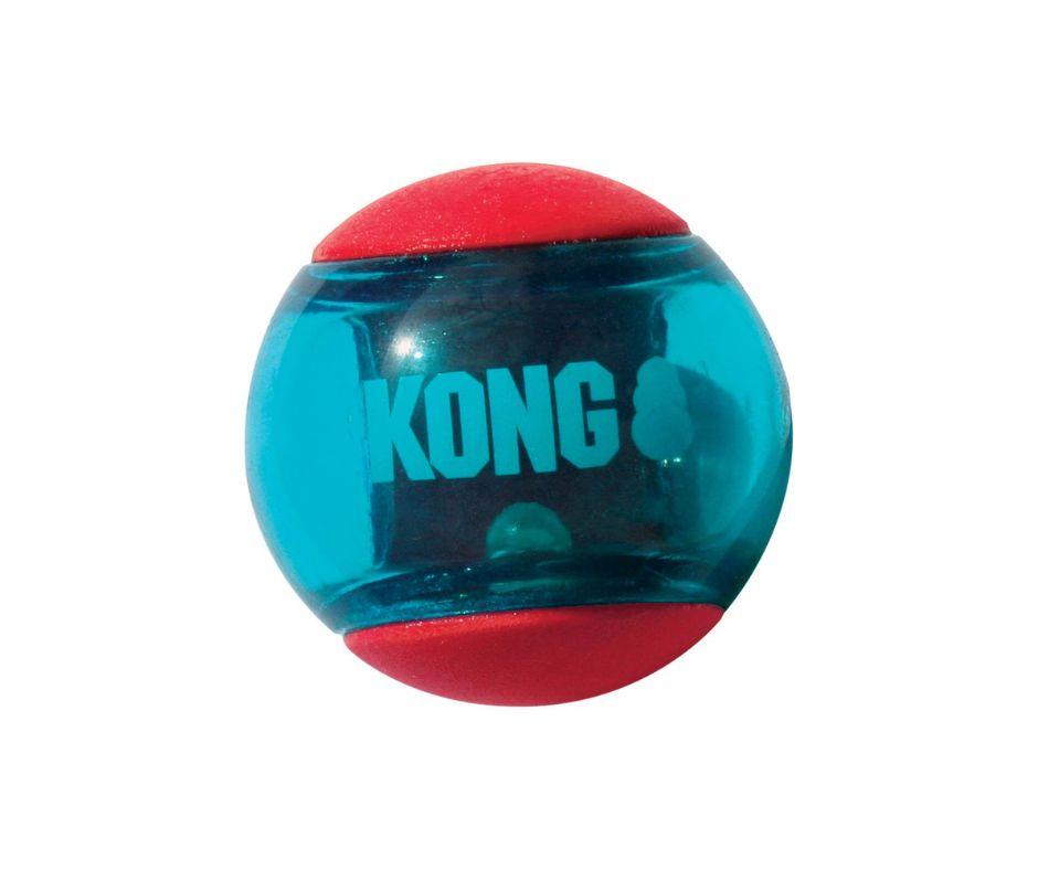 Kong Squeezz Action Ball Red para Perros x3 - Luna y Copito
